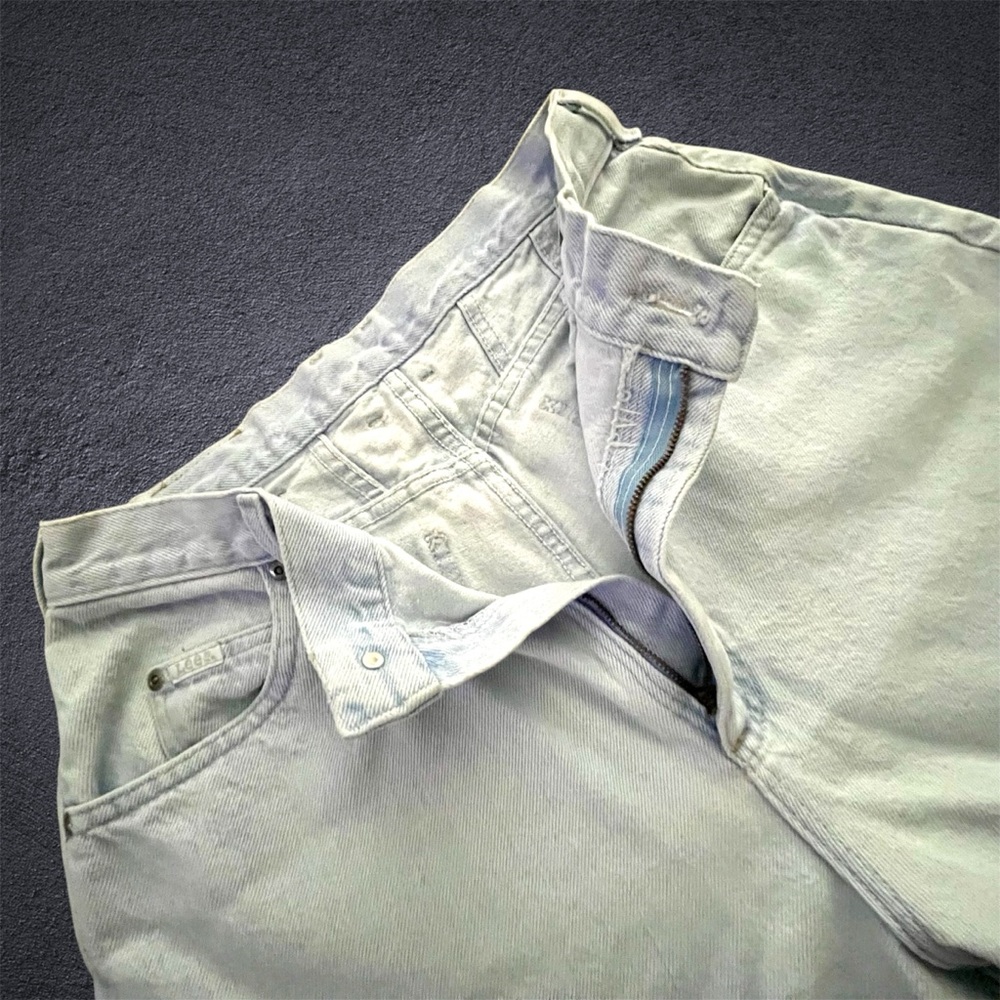 Lee Mom Jeans Classic Super Hi-Rise 80's Vintage Light-Wash ~ Perfect Condition - Picture 7 of 16